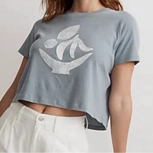 Madewell Fruit Bowl Graphic Softfade Cotton Boxy-Crop
Tee S